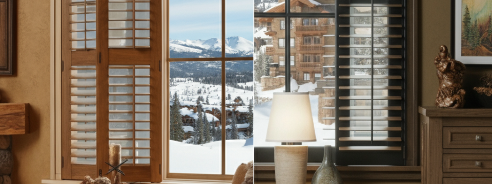 Wood vs. Faux Wood Shutters: Which Is Best for Your Park City Home?